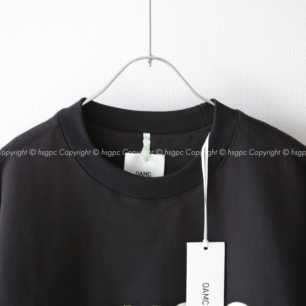 【定価6.9万】新品 OAMC 刺繍ロゴ オーバーサイズ スウェット トレーナー クルーネック オーエーエムシー ジルサンダーデザイナー ルーク