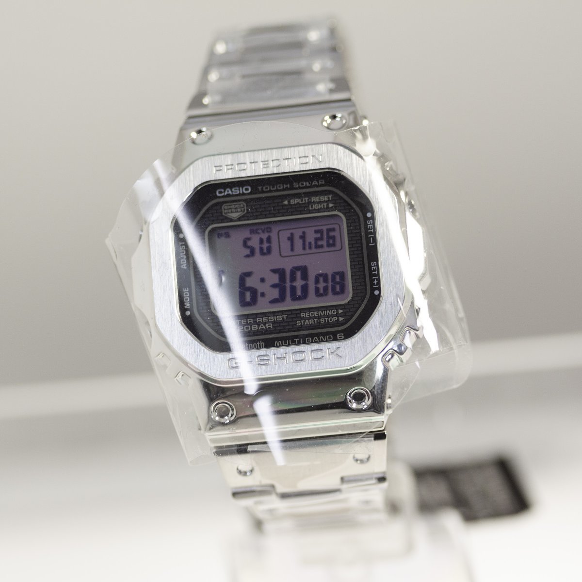 カシオG-ショック　GMW-B5000D-1JF　メタルブレスレット　腕時計　ソーラー電波　”未使用に近い”美品_画像1
