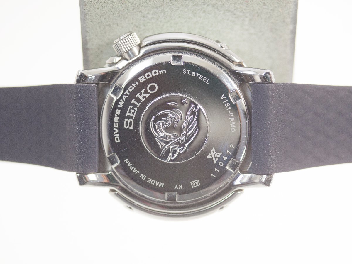 【SEIKO】セイコー「プロスペックス ダイバー スキューバ」STBQ003 V131-0AM0 ソーラー レディース 腕時計【中古品】_画像7