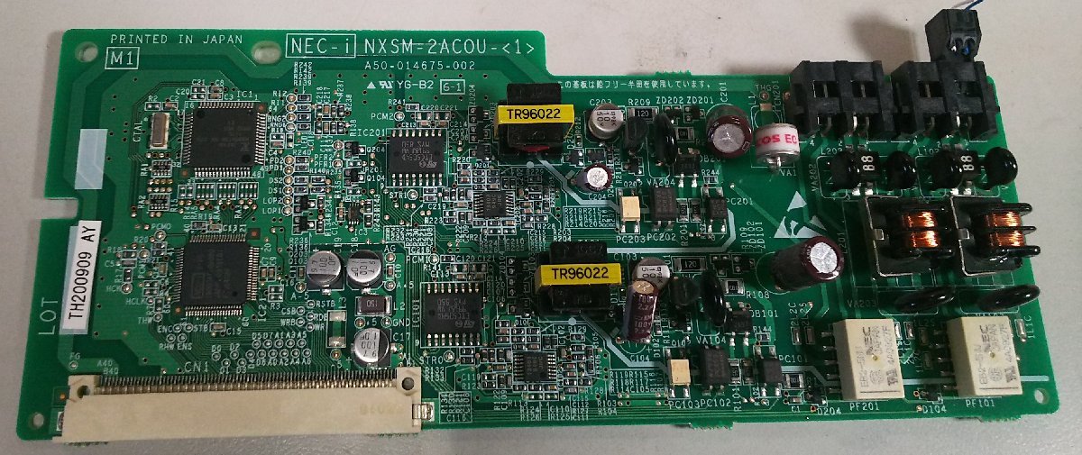 ★NTT★NXSM-2ACOU-＜1＞ 2アナログ局線 ビジネスフォン ユニット 基板 中古品 #11Z2276b16_画像1