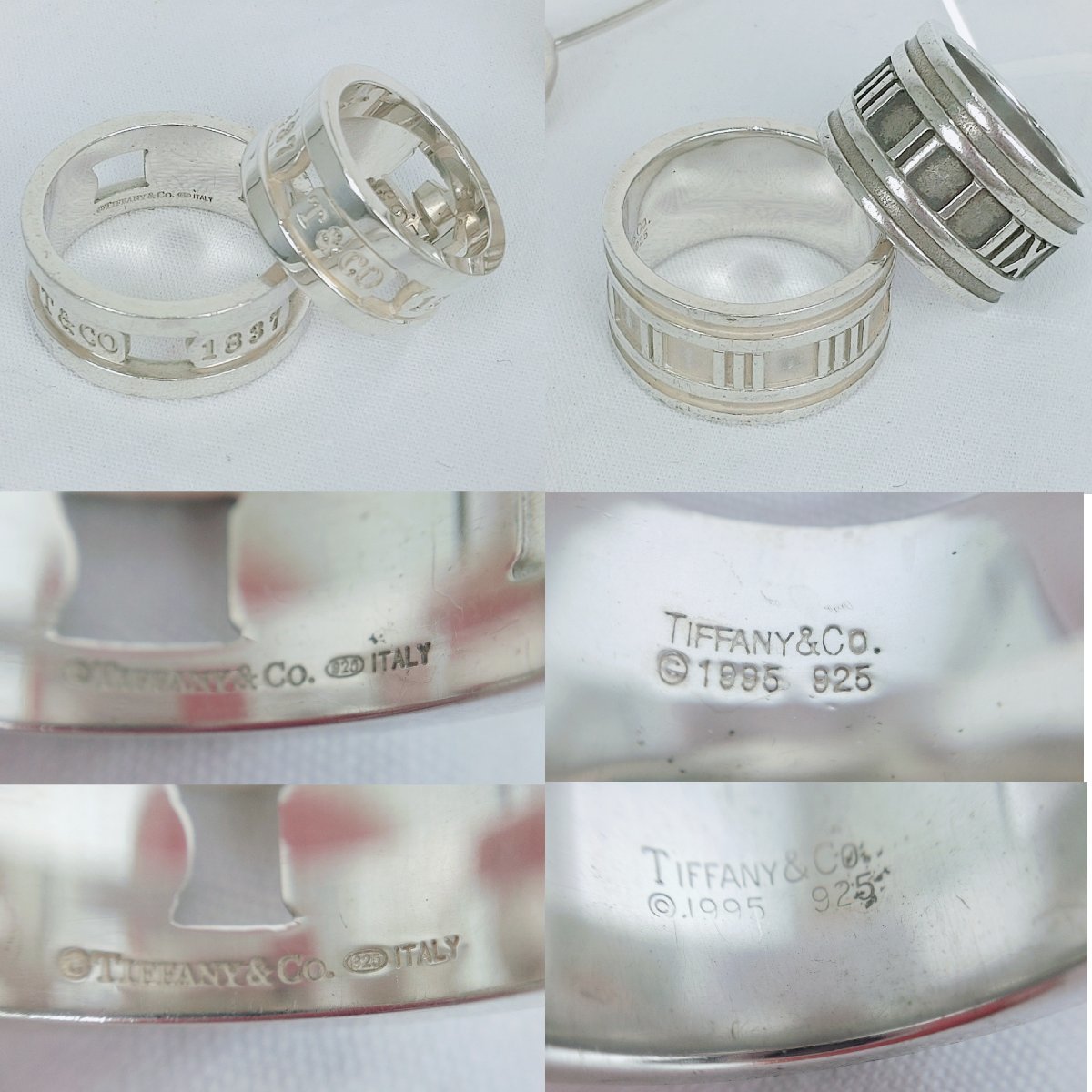 TIFFANY&Co. まとめ売り ジュエリー25点/雑貨1点/箱他20点 925・750 バイザヤード/オープンハート/ナロー/ビーン/アトラス/パロマピカソ_画像3