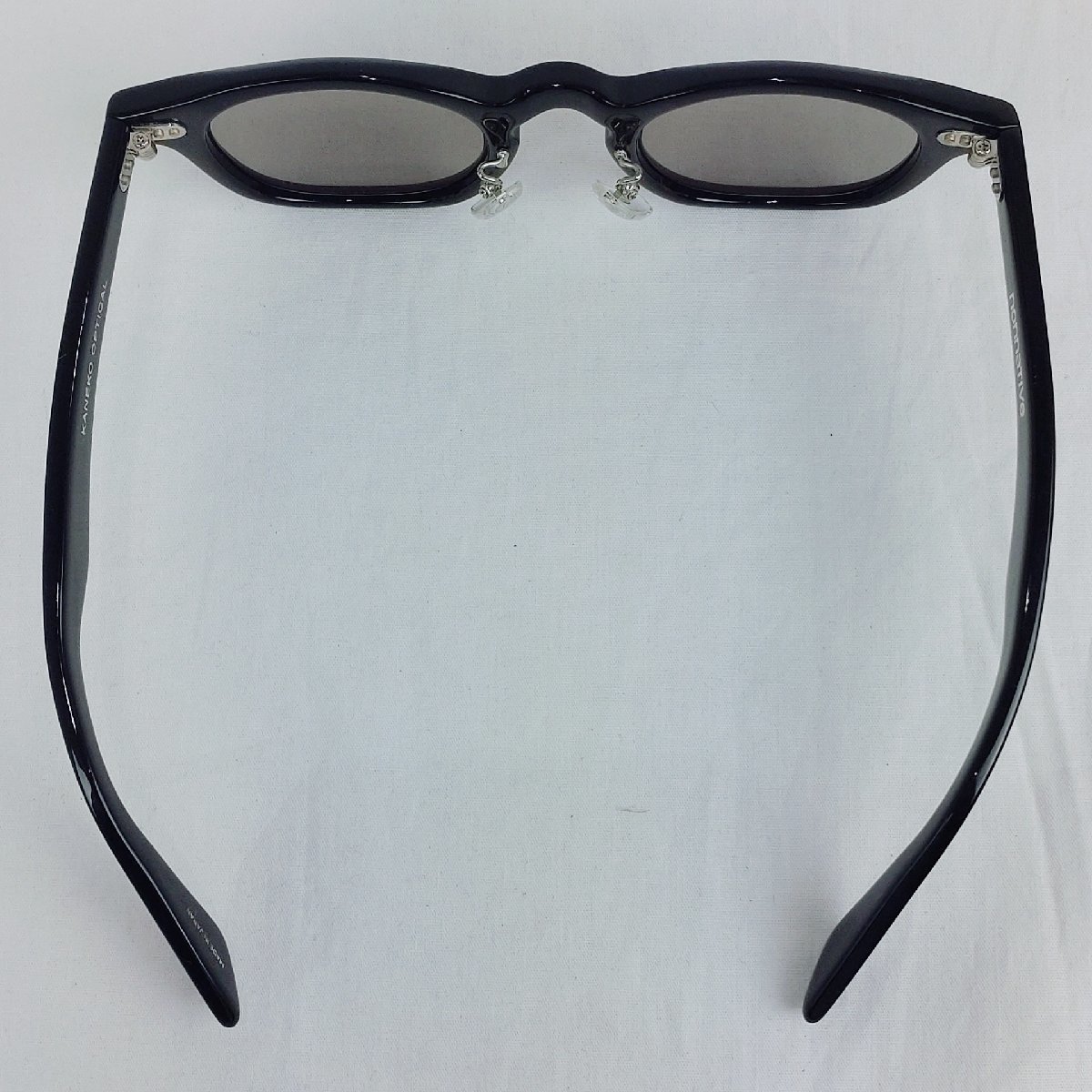 nonnative×金子眼鏡　サングラス　ブラック　黒縁眼鏡　クロス・ケース付き　ノンネイティブ_画像4