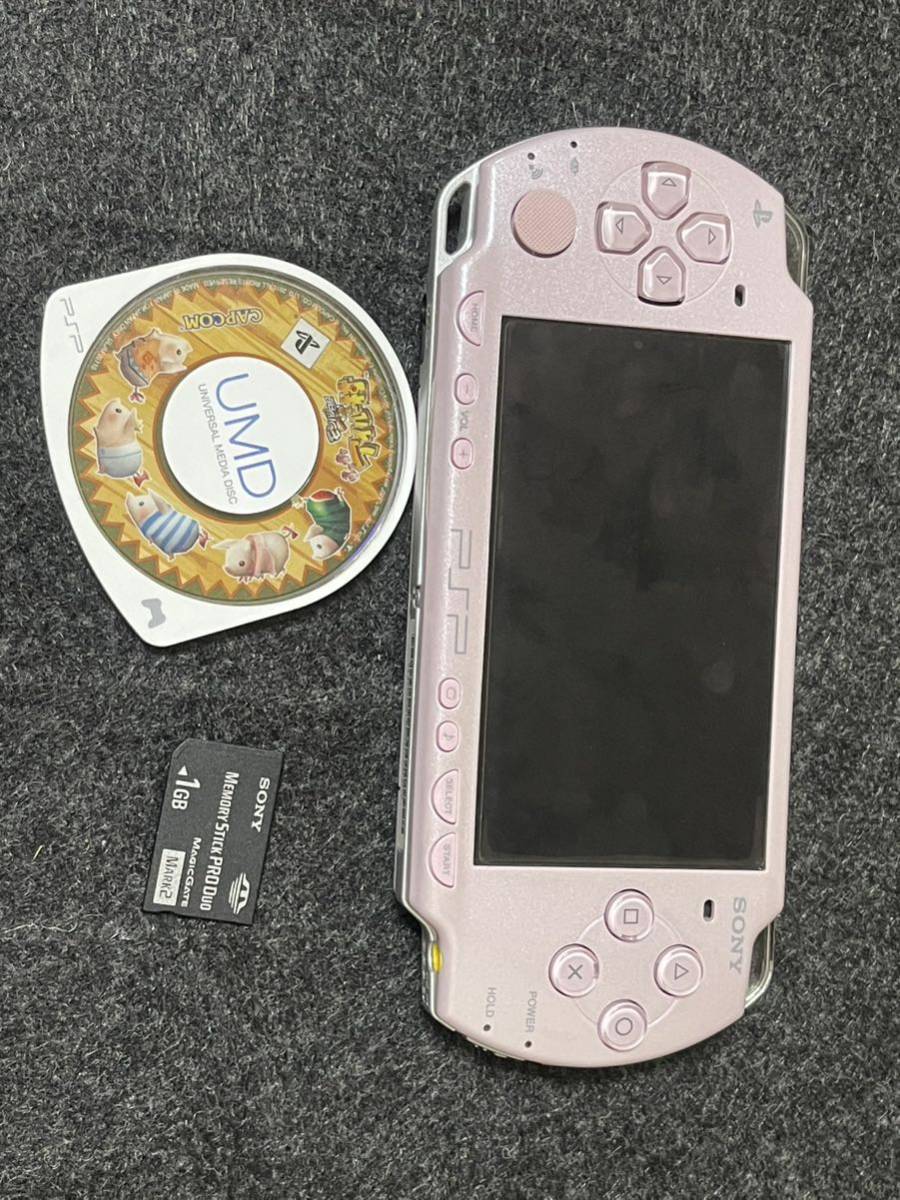 SONY PSP-2000 ローズピンク モンハン日記　ぽかぽかアイルー村Ｇ　アイル村ジー_画像2