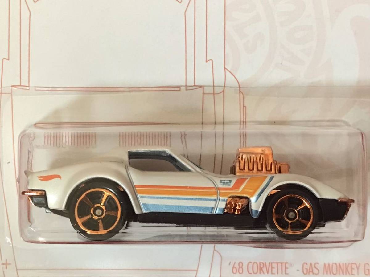 即決 ヤマダ電機限定 ホットウィール ’68 CORVETTE GAS MONKEY GARAGE HotWheels コルベット ガスモンキー ガレージ シボレー CHEVRORET_画像2