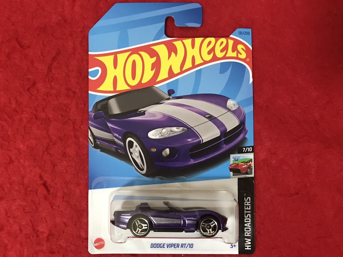 ホットウィール DODGE VIPER RT/10 紫メタ HotWheels ダッジ バイパー HW ROADSTERS 未開封_画像5