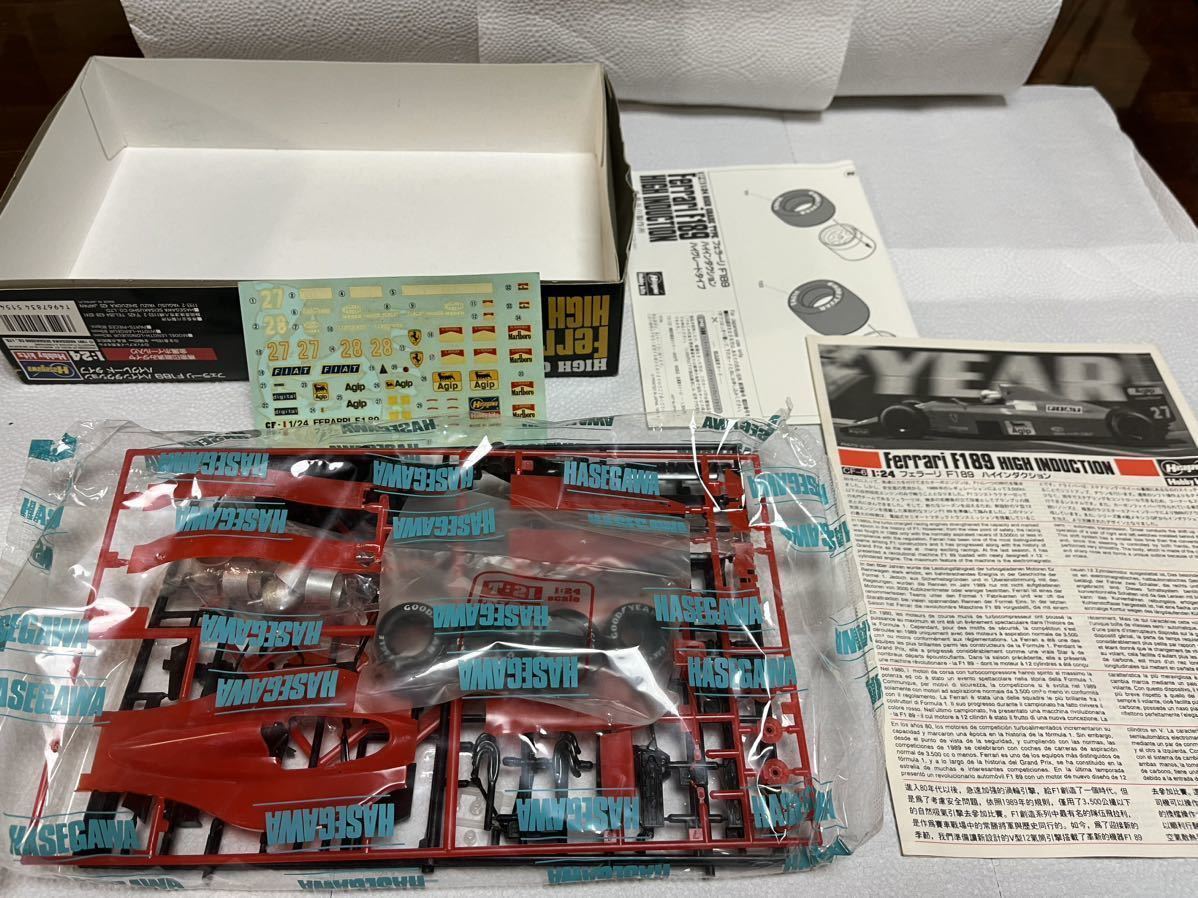 ハセガワ フェラーリ F189 ハイインダクション ハイグレードタイプ　プラモデル 1/24 SP48 未開封品_画像2