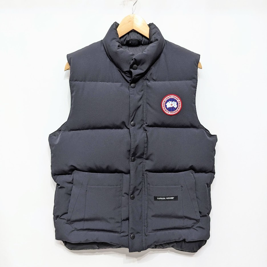 ∀ 国内正規品 CANADA GOOSE カナダグース GLADSTONE グラッドストーン ダウンベスト ネイビー 4133JM R