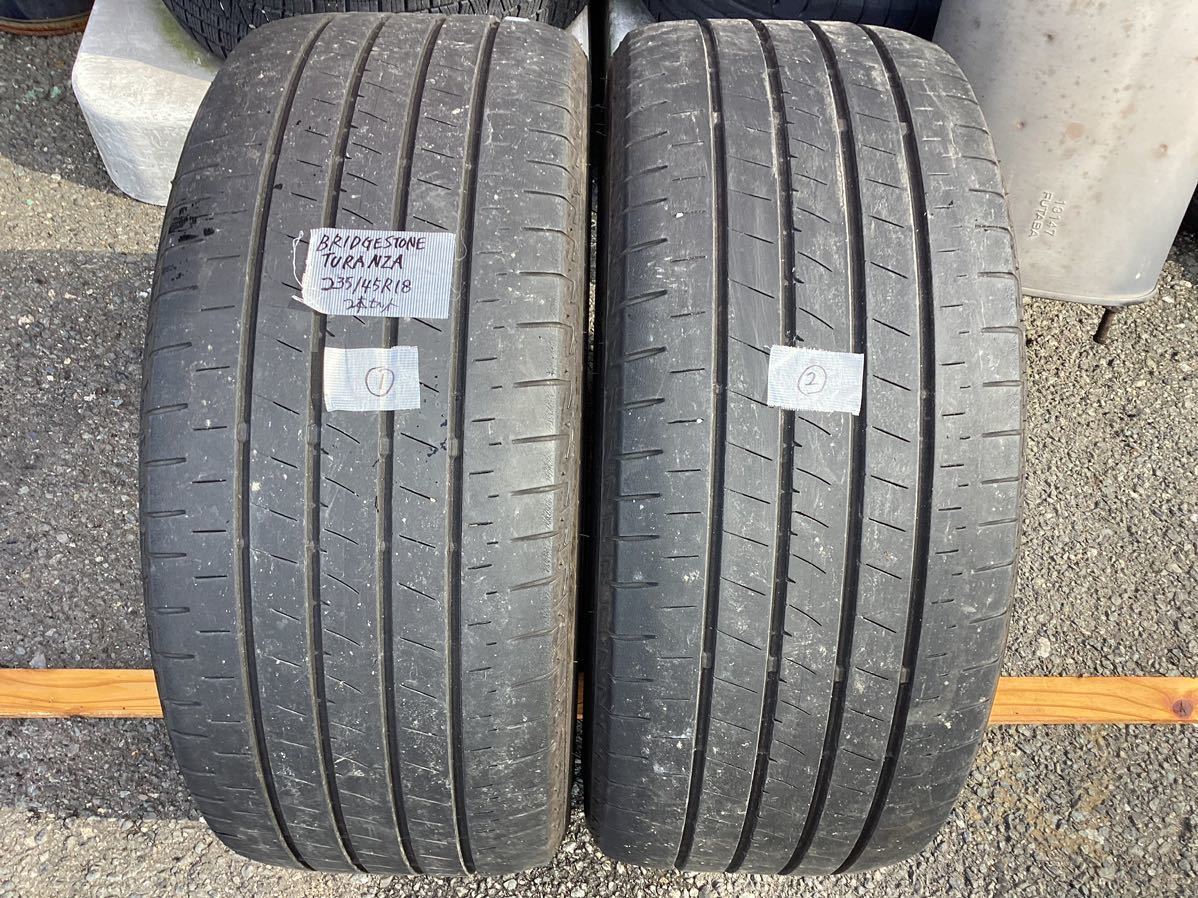 BRIDGESTONE TURANZA 235/45R18 2本セットの画像1