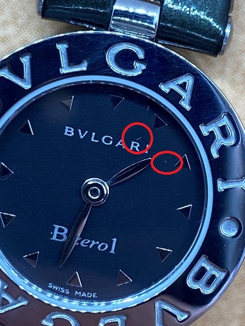 【即決】 BVLGARI ブルガリ B-zero1 ビーゼロワン BZ22S ブラック SS ステンレス エナメルベルト 女性用腕時計 レディース クオーツ 電池式_画像5