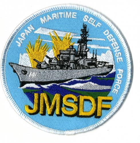 大特価　海上自衛隊　刺繍ワッペン　JMSDF　部隊章　海自　Y-№106-5_画像1