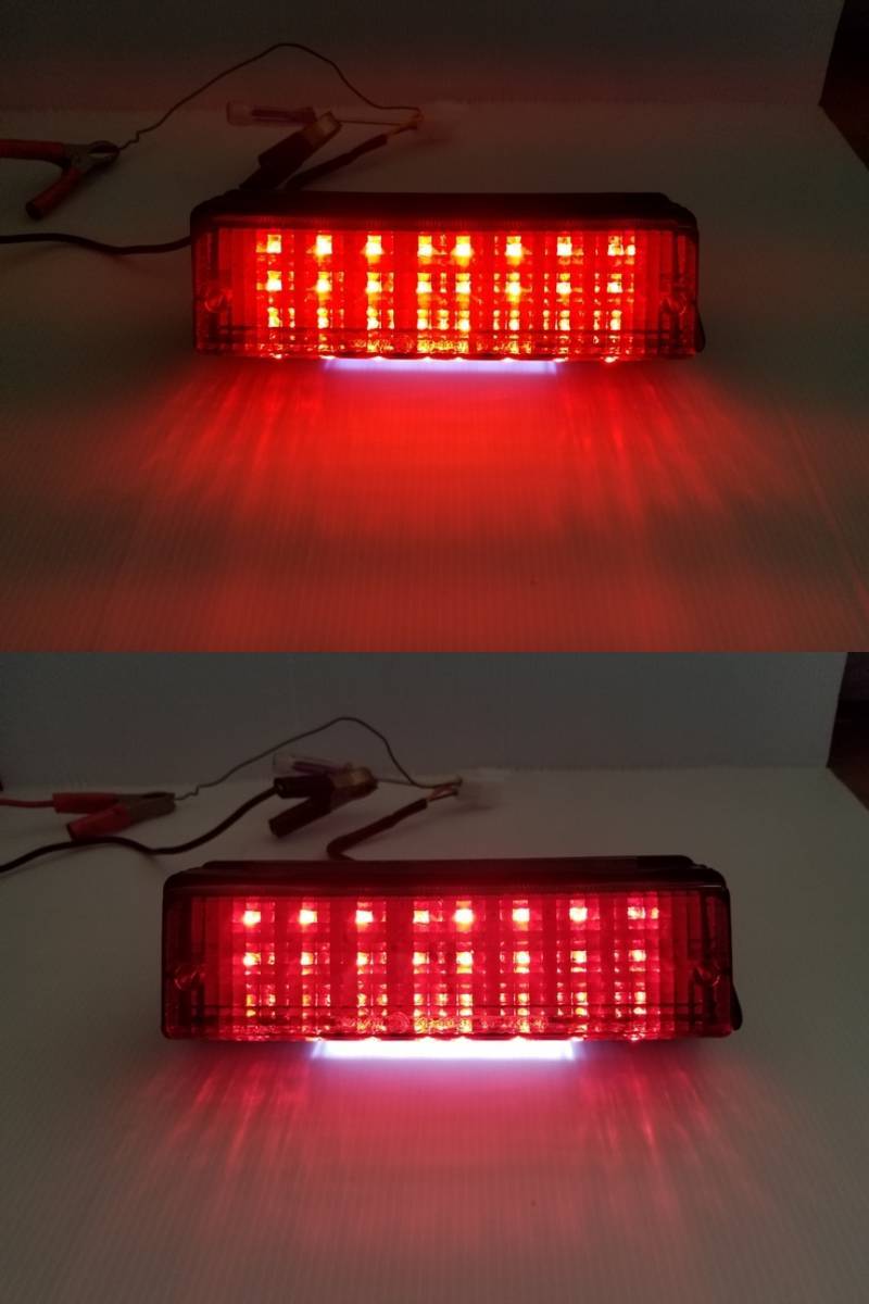 新品　カワサキ　GPZ900R GPZ750R用 LEDテールランプ レッドレンズ ナンバー灯付_画像4