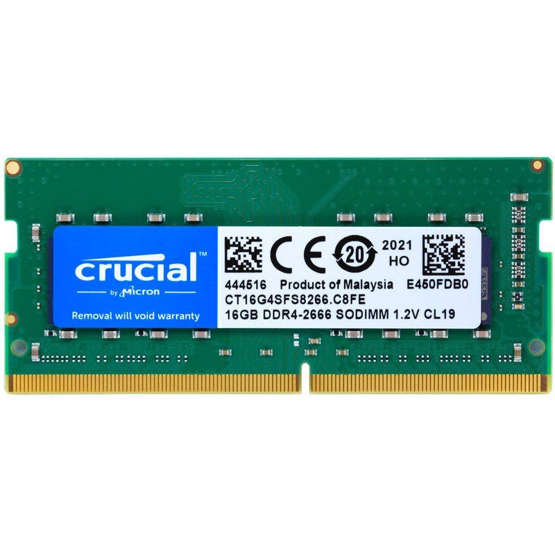 Crucial ノートPC用 メモリ PC4-21300(DDR4-2666) 16GB SODIMM CT16G4SFS8266 並行輸入