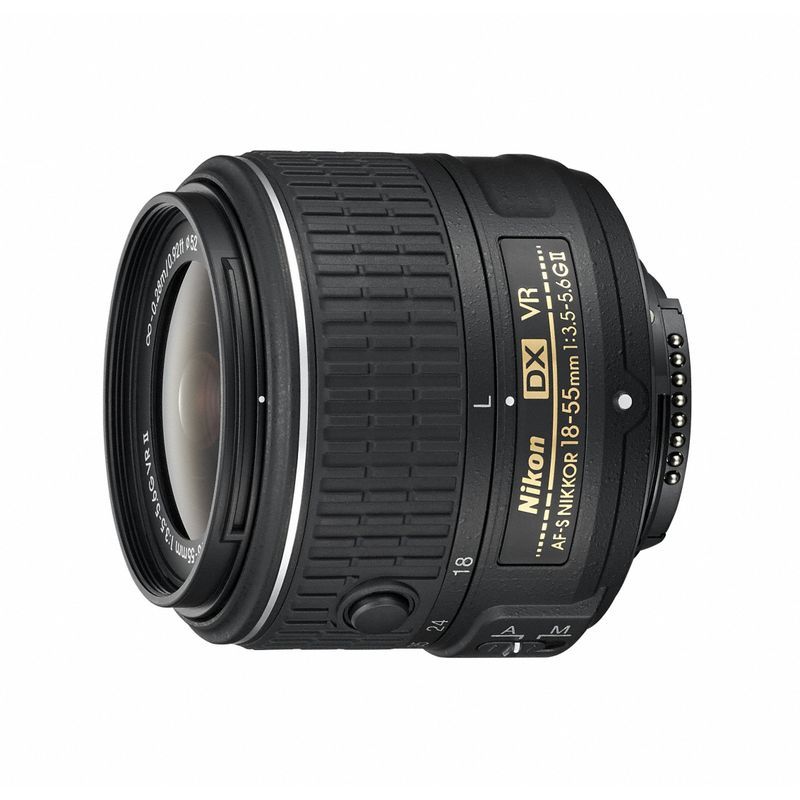 Nikon 標準ズームレンズ AF-S DX NIKKOR 18-55mm f/3.5-5.6G VR II ニコンDXフォーマット専用_画像1