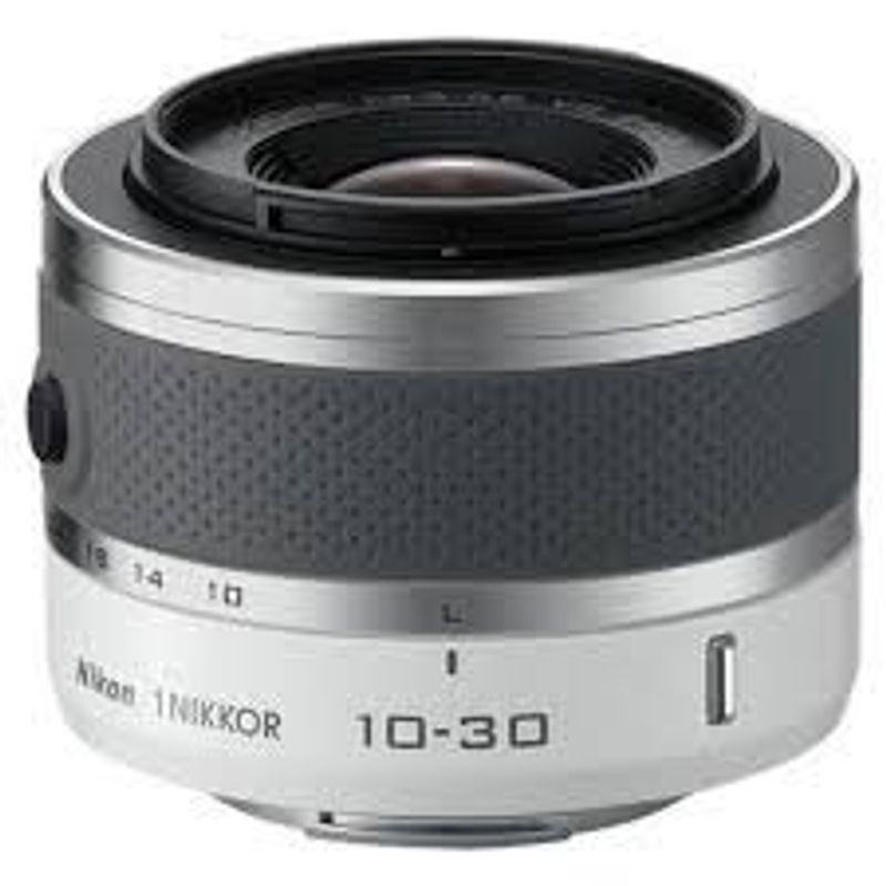 ニコン Nikon 1 NIKKOR (ワンニッコール) VR 10-30mm f/3.5-5.6 ホワイト 1NVR10-30 wh_画像1