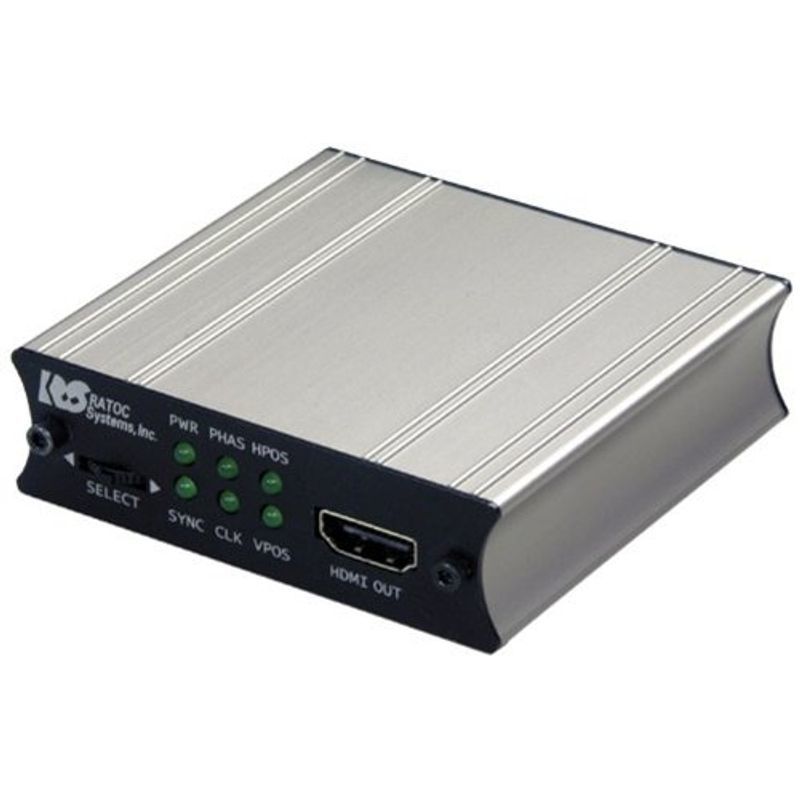 ラトックシステム VGA to HDMI変換アダプタ (オーディオ対応) REX-VGA2HDMI_画像1