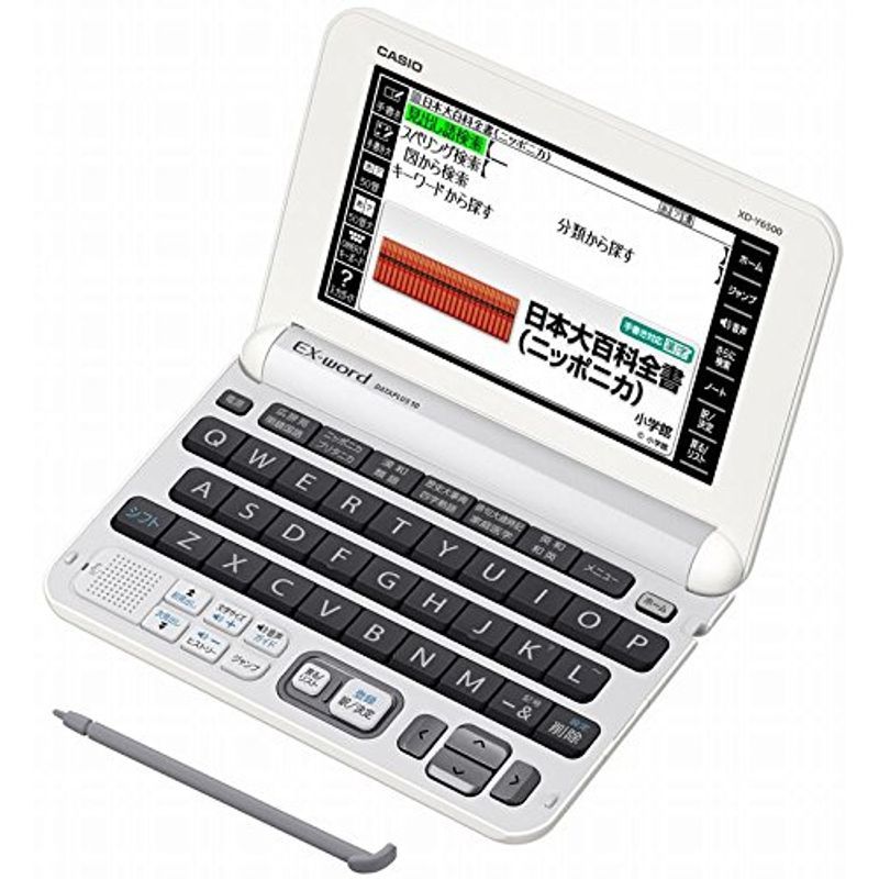 カシオ 電子辞書 エクスワード 生活・教養モデル XD-Y6500WE カシオ 電子辞書 エクスワード 生活・教養モデル XD-Y6500WE