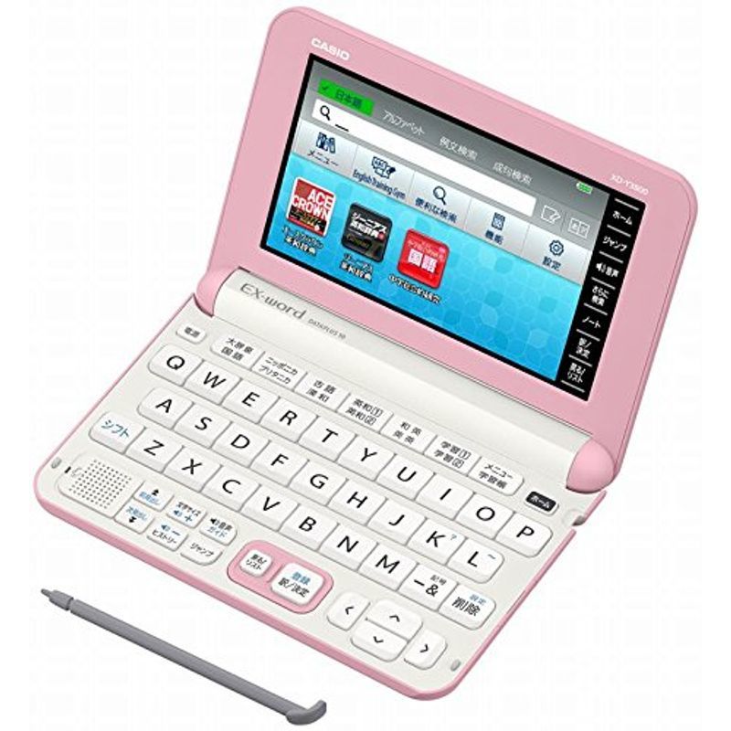 カシオ 電子辞書 エクスワード 中学生モデル XD-Y3800PK ピンク コンテンツ160_画像1