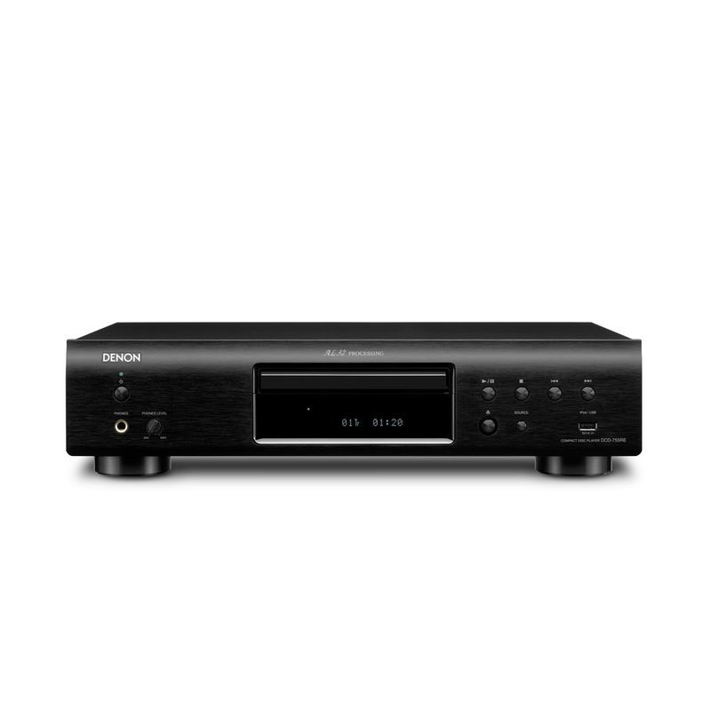 Denon CDプレーヤー エントリークラス ブラック DCD-755RE-K_画像1