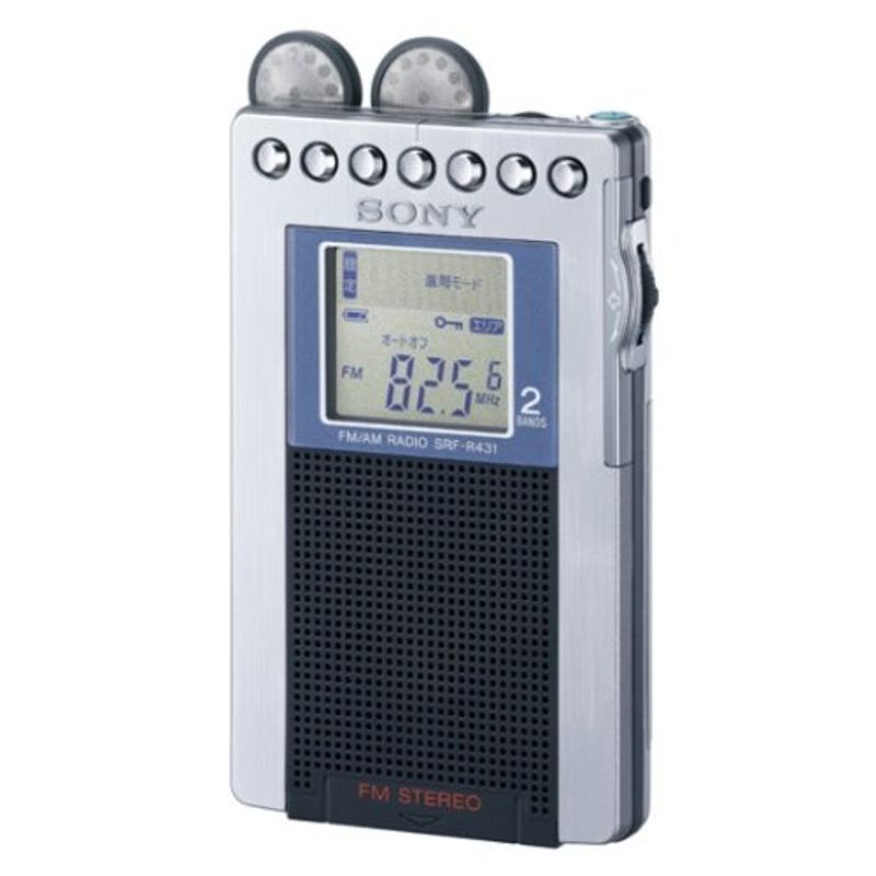 SONY FMステレオ/AMポケッタブルラジオ R431 シルバー SRF-R431/S_画像1