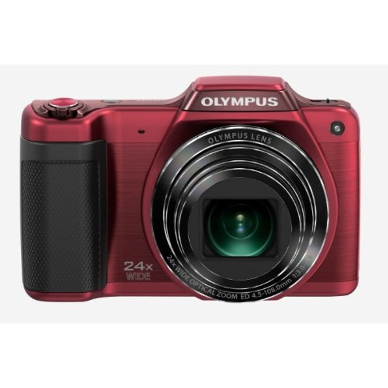 OLYMPUS デジタルカメラ STYLUS SZ-15 1600万画素 光学24倍ズーム 広角25mm レッド SZ-15 RED_画像1