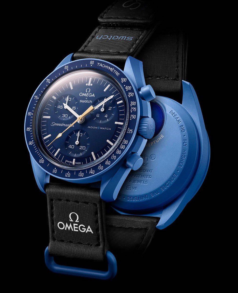 【新品未使用】限定 オメガ スウォッチ ネプチューン ムーンシャインゴールドSwatch OMEGA MoonSwatch Mission to Neptune moonshine gold_画像1