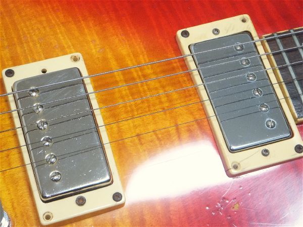 Epiphone Les Paul Standard フレイムメイプルトップ チェリーサンバースト Cherry Sunburst セットネック エレキギター Gibson_画像2