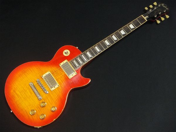 Epiphone Les Paul Standard フレイムメイプルトップ チェリーサンバースト Cherry Sunburst セットネック エレキギター Gibson_画像1
