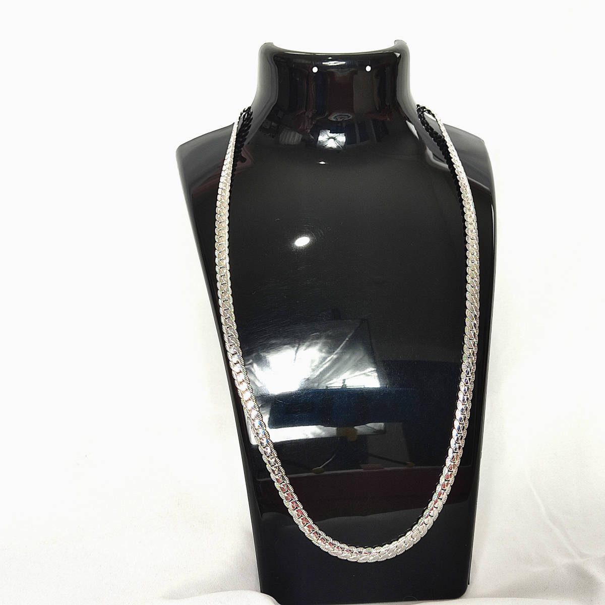 silver necklace メンズ レディース シルバー喜平 ネックレス 48cm チェーンネックレス 925 刻印あり16_画像1