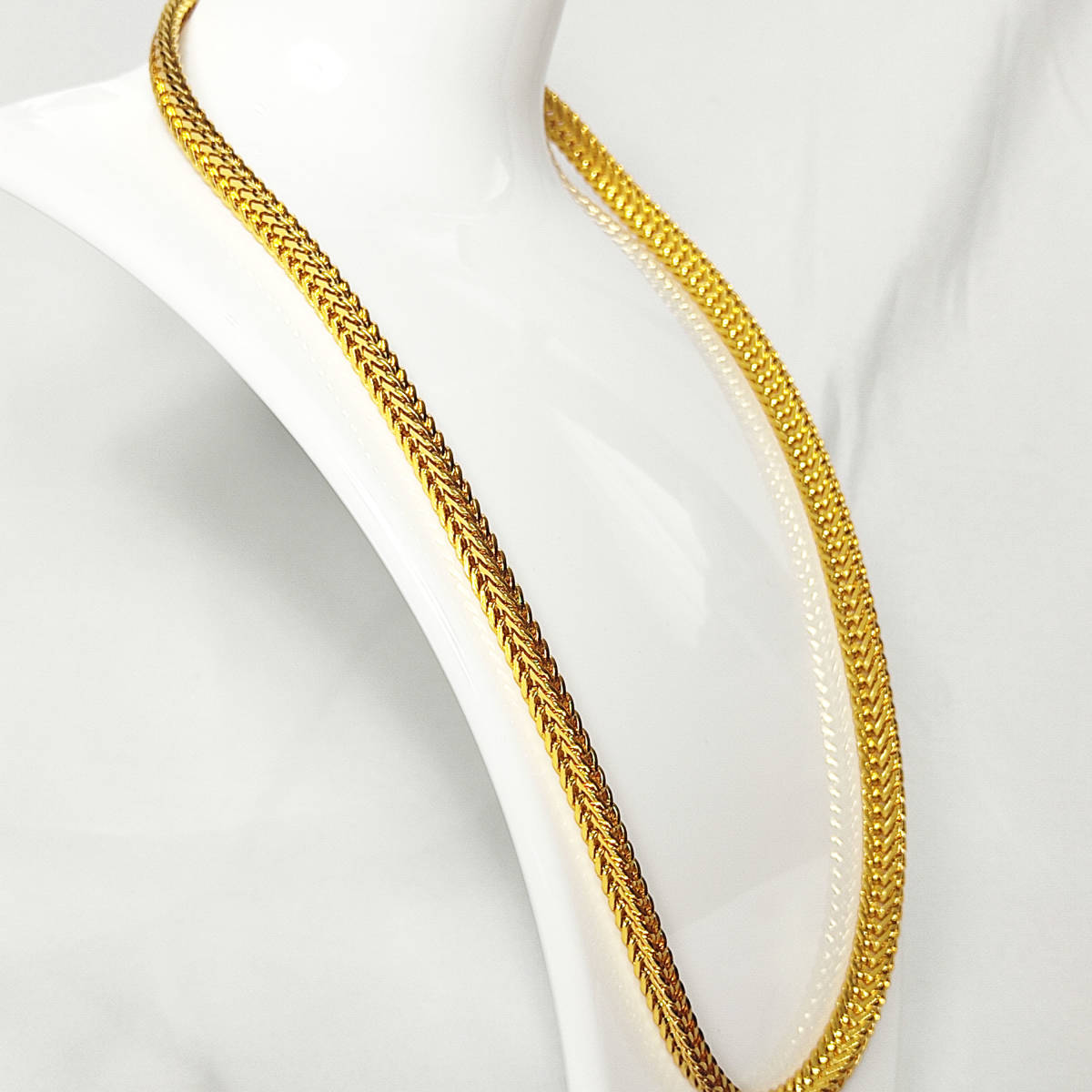 メンズ レディース チェーン 金ネックレス 喜平ネックレス Gold Necklace 18k Gold Plated 鍍金 No2_画像3