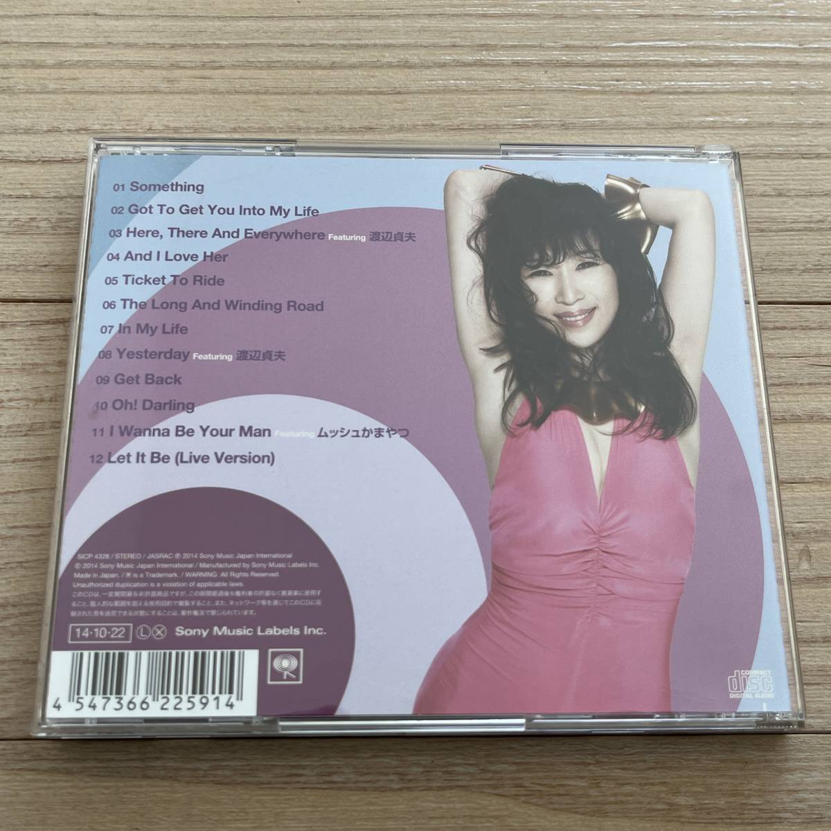 【国内盤/CD/Sony Records Int'l/SICP 4328/2014年盤】Keiko Lee / Sings The Beatles .......................... //Vocal,Ballad,Jazz//_画像3