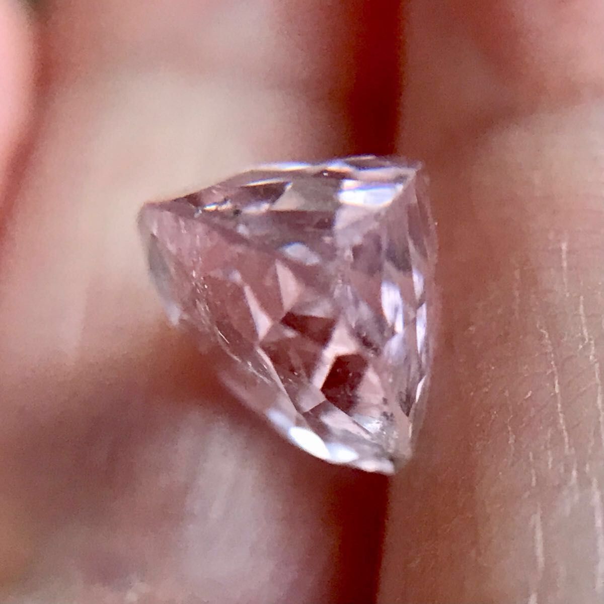 特大 クンツァイト 3.85ct 宝石ルース ペアシェイプ インクルージョン アフガニスタン 天然石