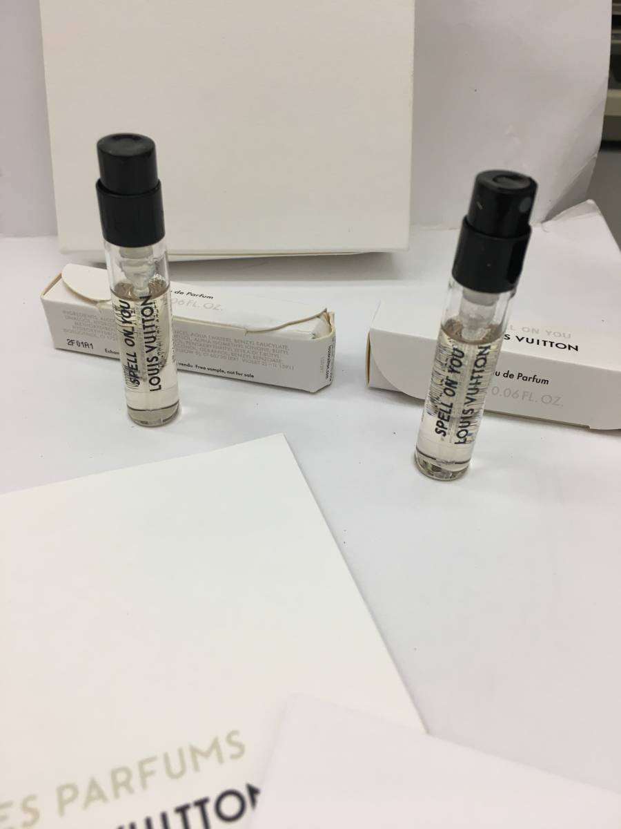 8117 LOUIS VUITTON ルイヴィトン オードゥ パルファン サンプル 香水 2ml 4本セット 中古品_画像5