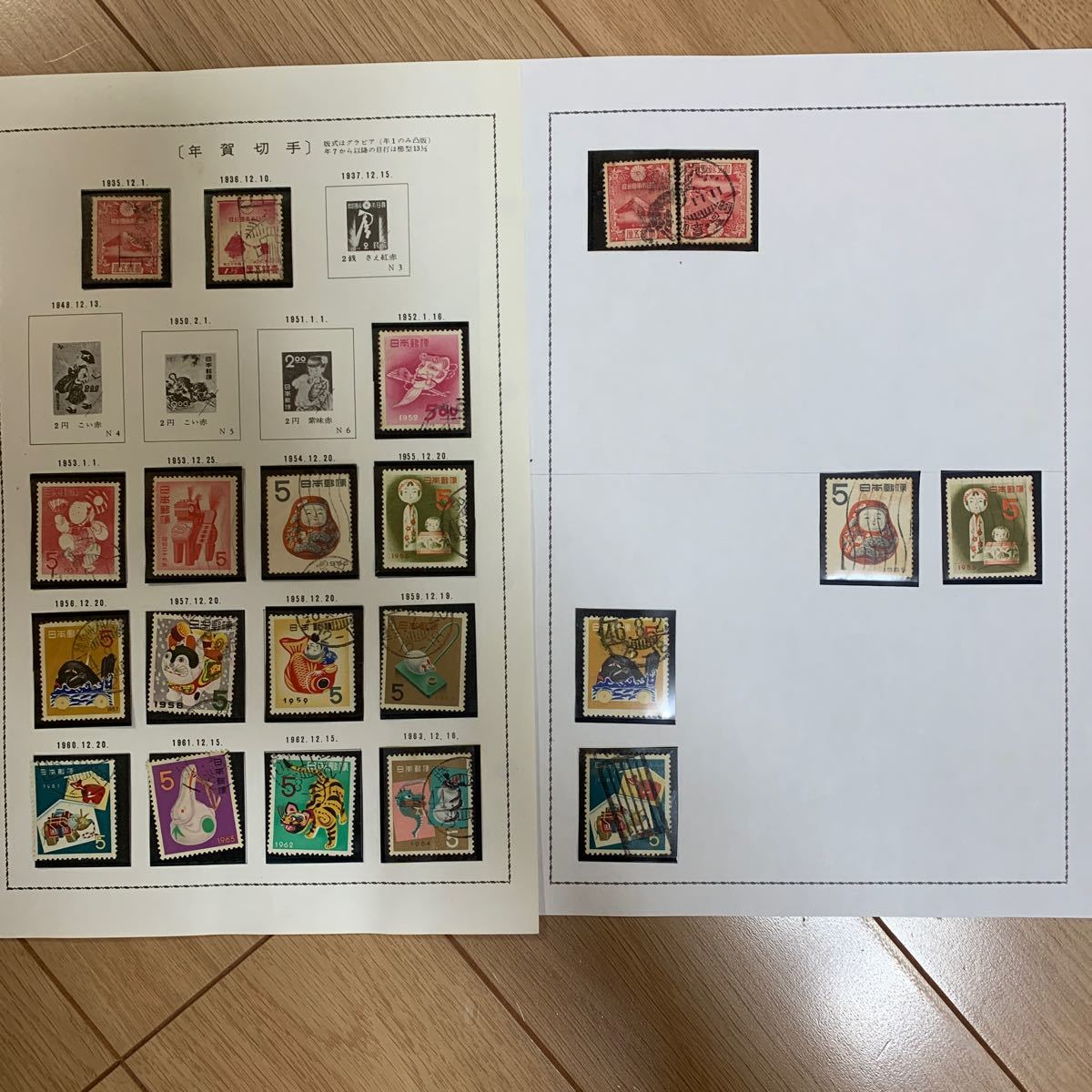 マーキュリー　日本切手アルバム　使用済み切手　1冊　ゆうパック60サイズ_画像2