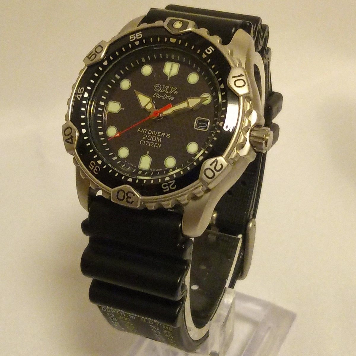 CITIZEN OXY Eco-Drive AIR DIVER'S 200m防水 極上品