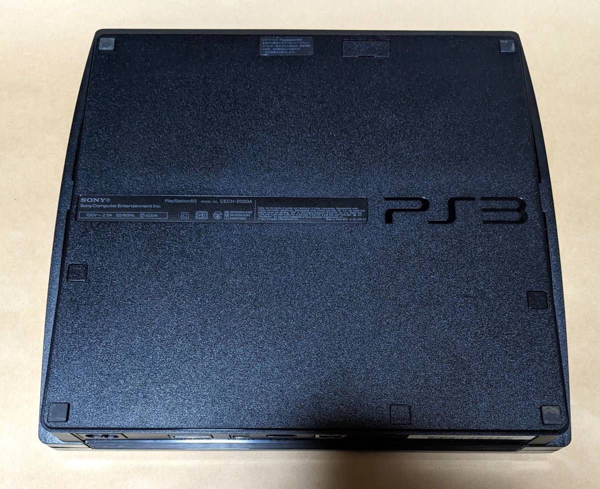 PS3 本体 セット 120GB SONY PlayStation3 CECH-2000A ゲーム DVD BD 動作確認済 ジャンク品扱い プレイステーション3_画像5