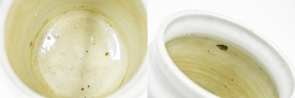 (651L 1109S11) １円～ 茶道具セット 柄杓 水指 茶碗 陶器製 木製 アンティーク レトロ_画像4
