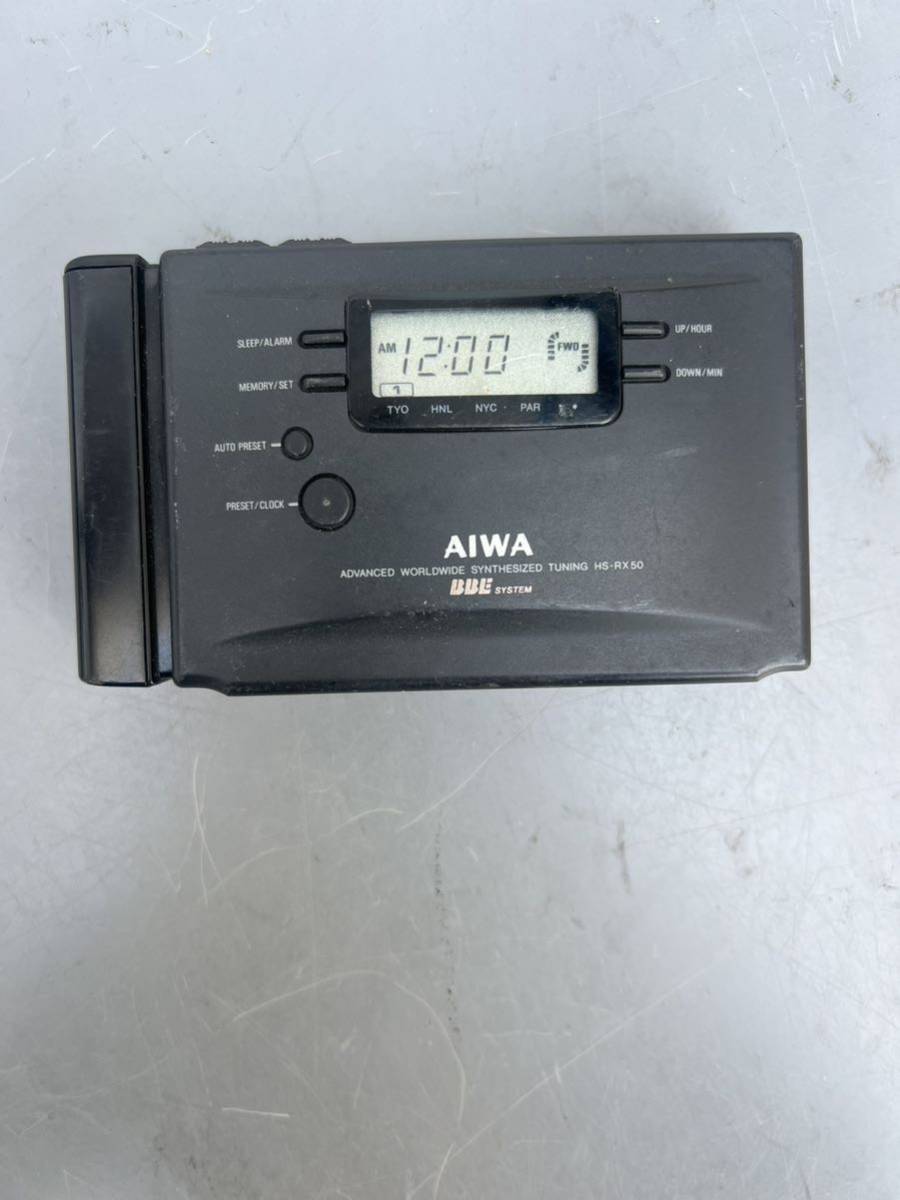 中古　AIWA アイワ】ポータブルカセットプレーヤー HS-RX50 発送サイズ60cm_画像7