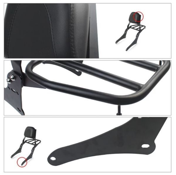  Honda Rebel Rebel 250/500 CMX300 CMX500 2017-2020 sissy bar back rest rear carrier luggage rack attaching .. sause after market goods 