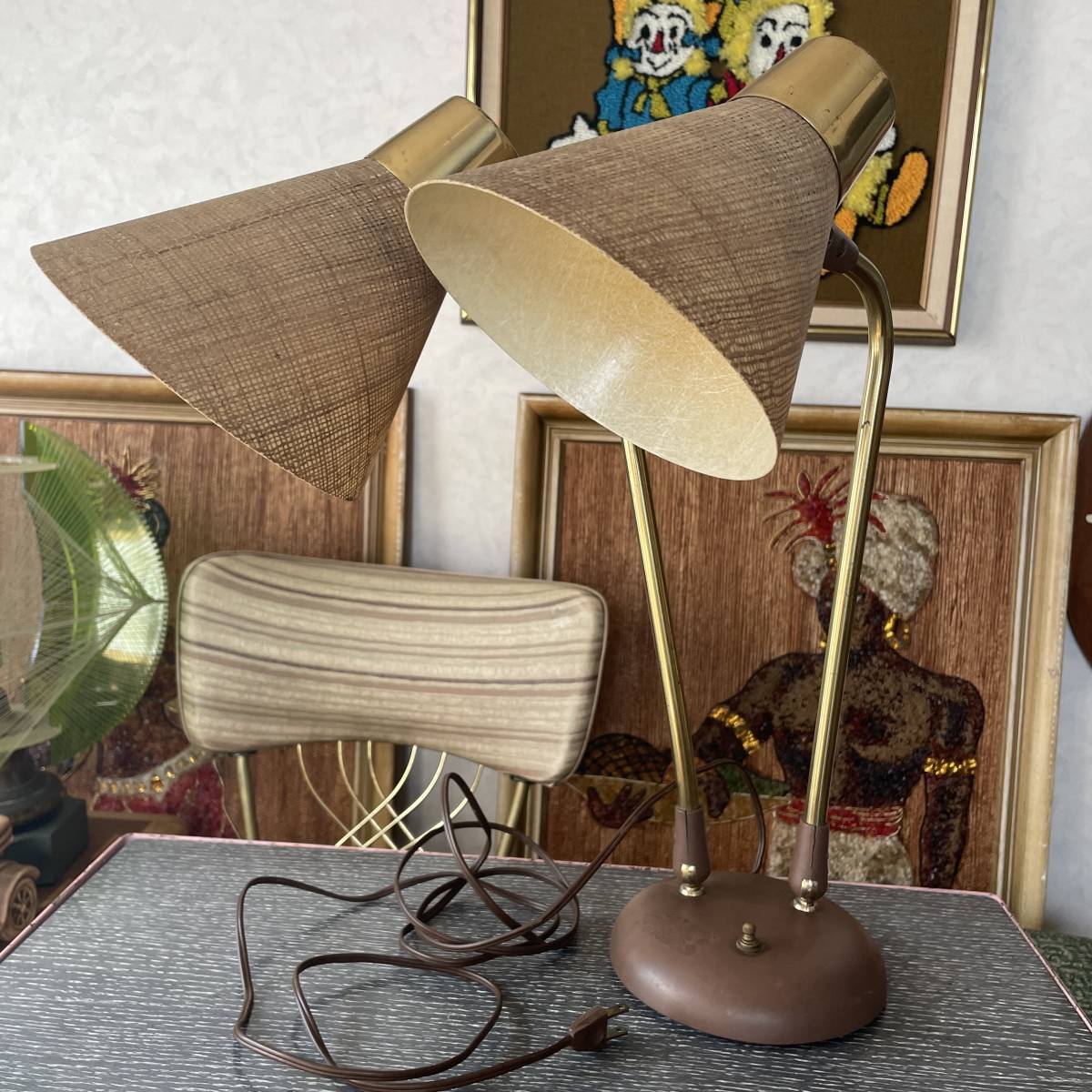 希少品!50's〜60's アメリカアンティーク卓上ランプ USA 希少品!50's〜60's アメリカアンティーク卓上ランプ USA
