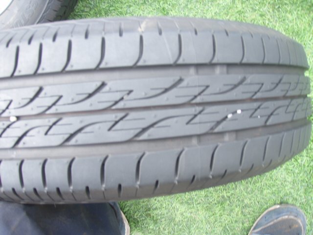 ★ L602S L600S ムーヴ ダイハツ 純正 13インチ アルミホイール PCD110 4穴 4.00B +50 タイヤ 155/65R13 5分山 4本 SET 351046JJ_画像3