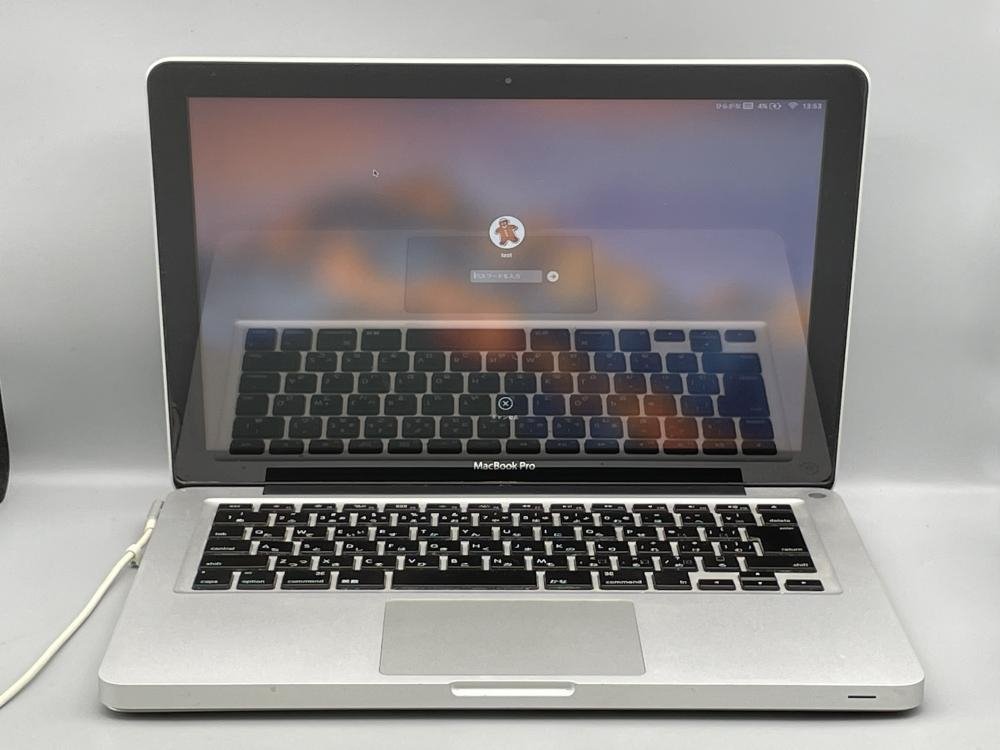 M319【ジャンク品】 MacBook Pro Late 2011 13インチ HDD 500GB 2.4GHz