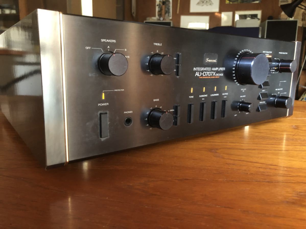 SANSUI AU-D707X DECADE プリメインアンプ サンスイ(サンスイ)｜売買