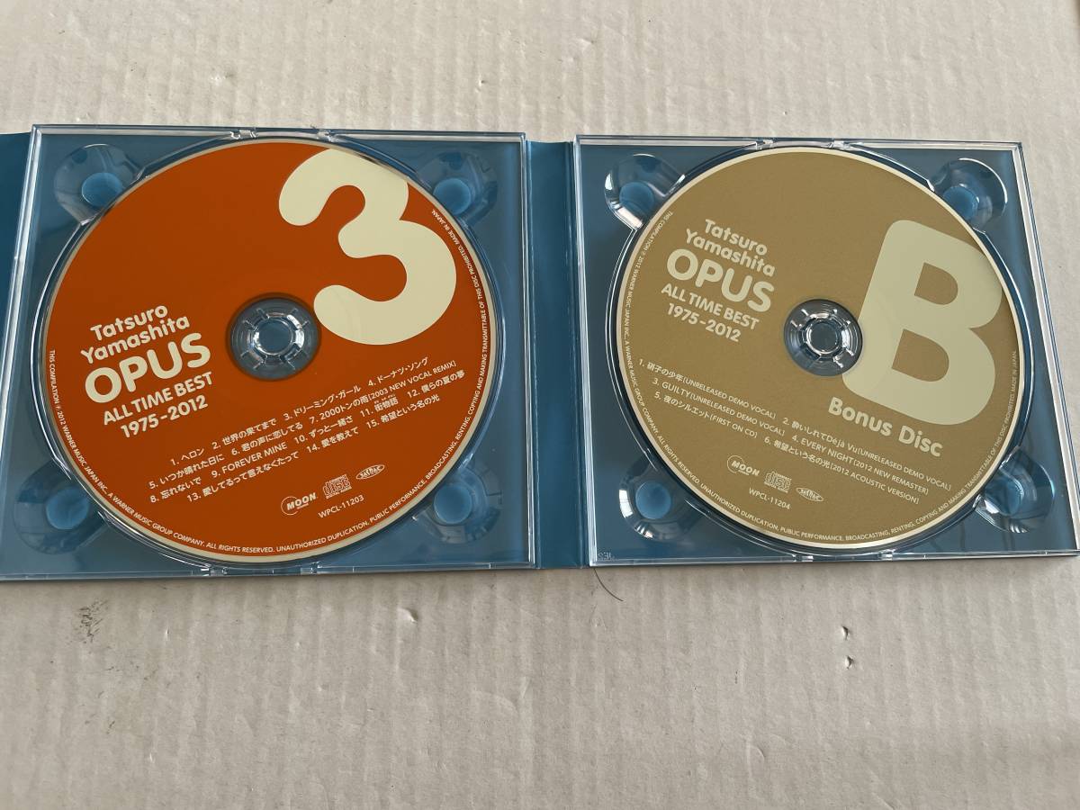 OPUS ～ALL TIME BEST 1975-2012～　初回限定盤　4枚組　ケースに凹みあり　CD 山下達郎　H30-11.　中古_画像6