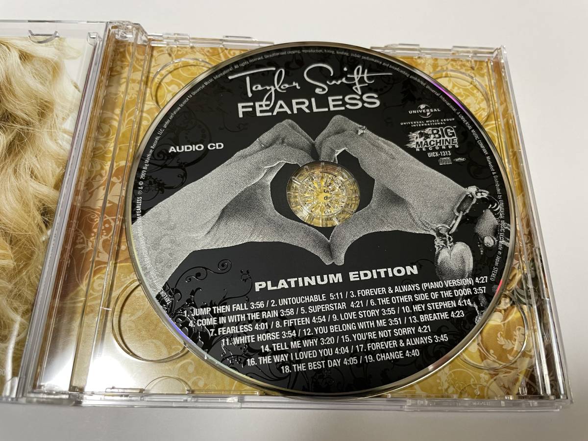 フィアレス-プラチナム・エディション DVD付 CD テイラー・スウィフト　HD-11.　中古_画像2