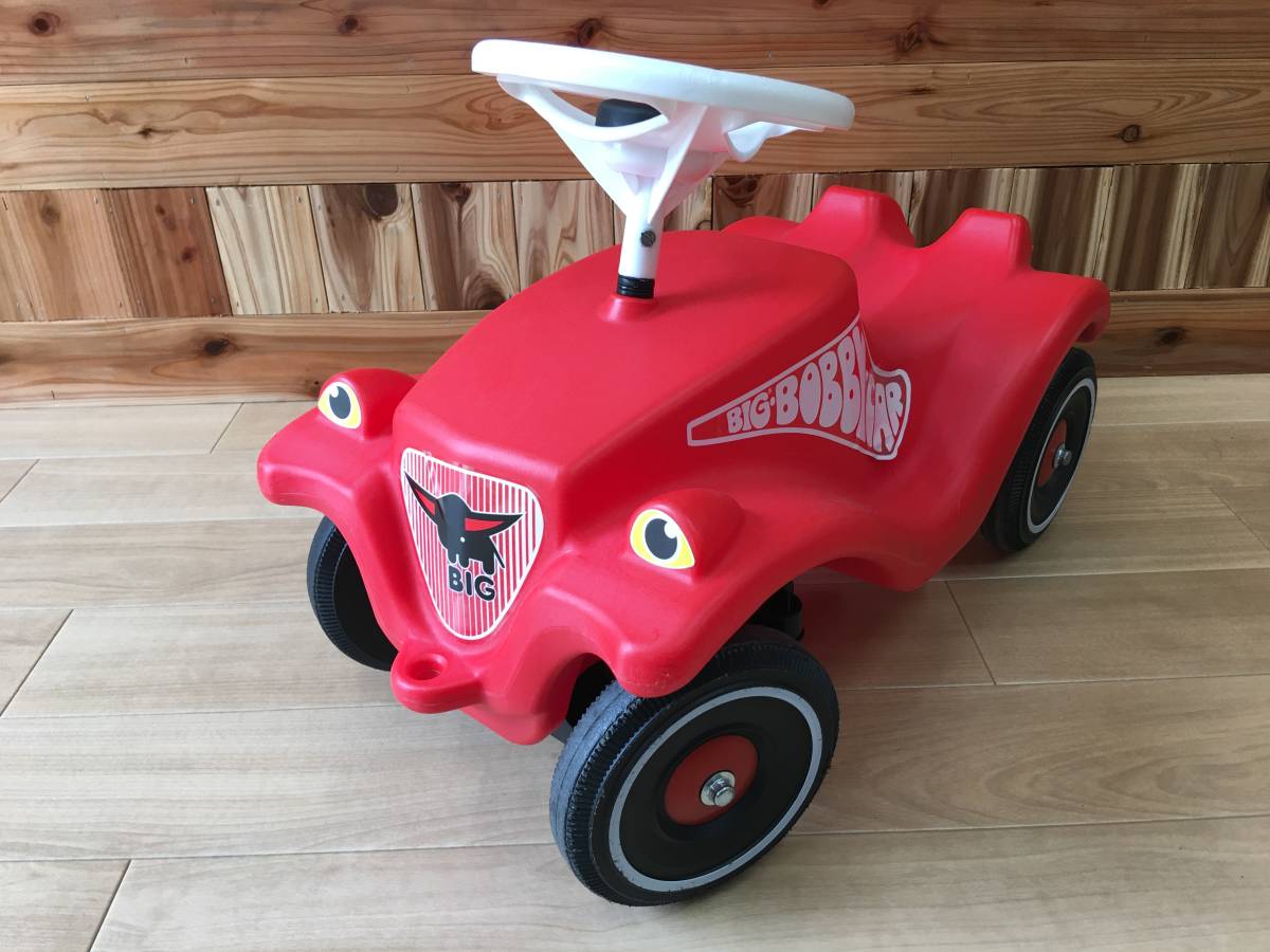 A20701)BIG BIG-BOBBY-CAR 赤 made in Germany 乗用玩具 中古現状品