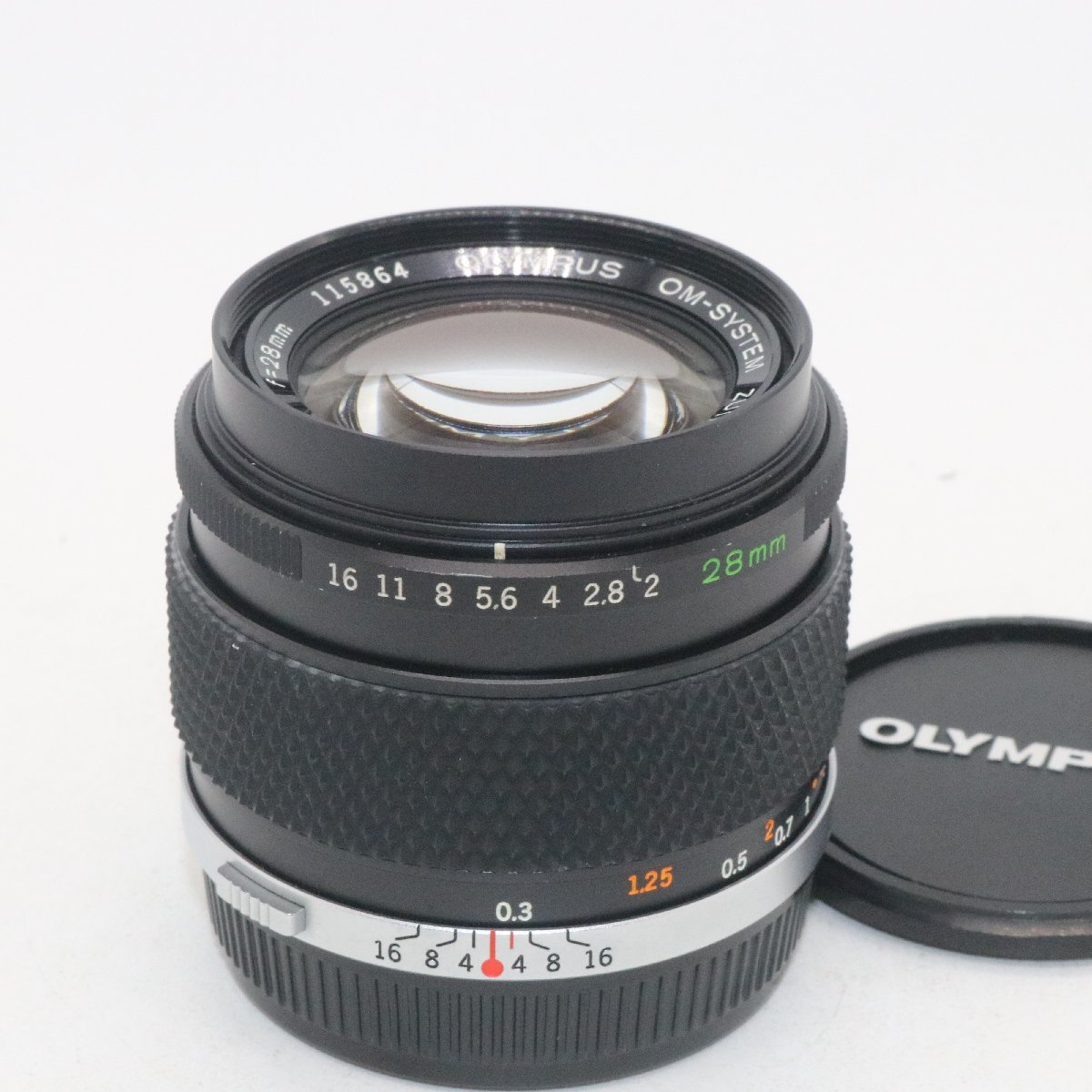 良品 希少レア 後期モデル OLYMPUS OM-SYSTEM ZUIKO MC AUTO -W 28mm f2 広角 単焦点 マニュアル オールドレンズ_画像2