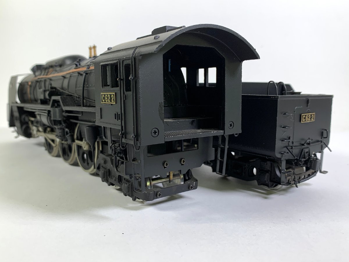 2-206■型式 C62 蒸気機関車模型 1/42 三井金属 アクリルケース ディスプレイケース付き 同梱不可(aac)_画像4
