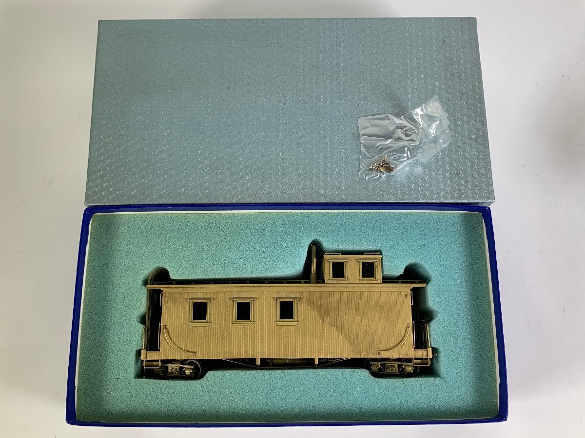 3-97＊Oゲージ On3 D&RGW Caboose カブース NJ CUSTOM BRASS GOＭ 外国車両 鉄道模型(aaa)_画像1