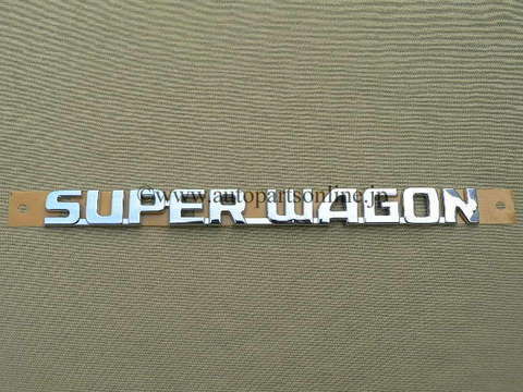 SUPER WAGON リア エンブレム TOYOTA HIACE ハイエース レジアスエース 200 20 EMBLEM レジバン 部品 PARTS 海外 輸出 仕様 トヨタ 通販_在庫を確認してください