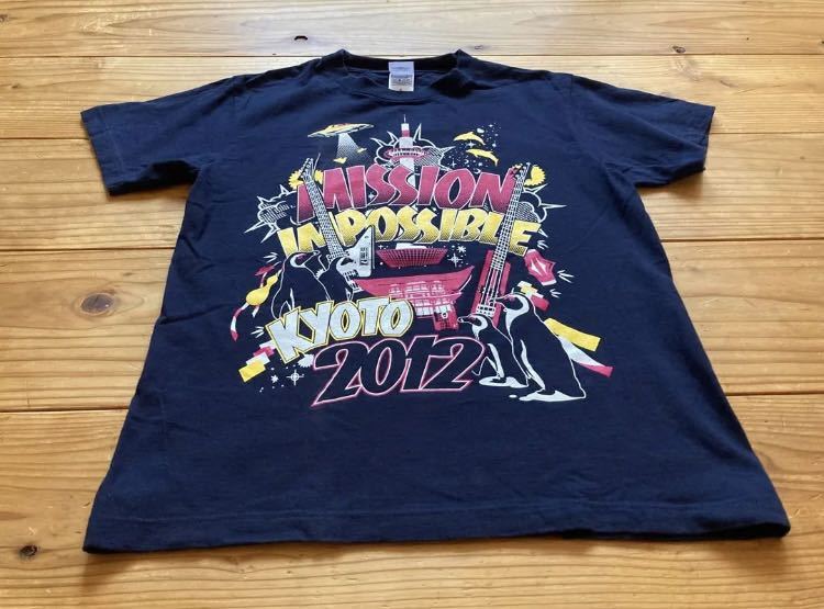 音楽フェス Tシャツ MISSION IMPOSSIBLE Kyoto2012 メンズ 半袖 Sサイズ 10-FEET 京都大作戦 ロック トップス 黒 グッズ ライブ E_画像7